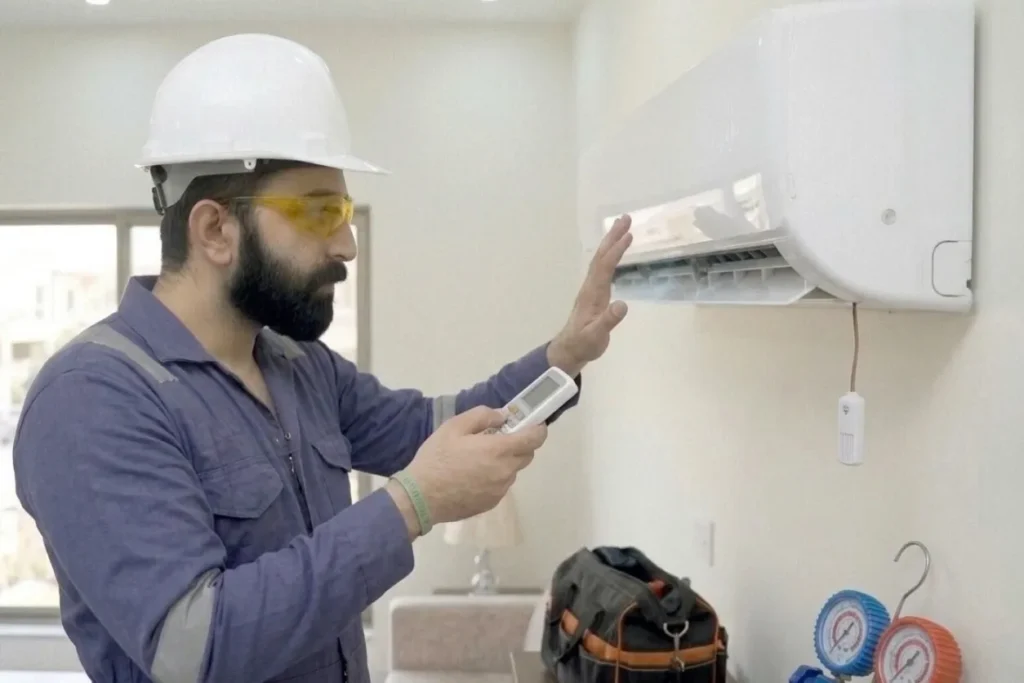 Post-Installation Testing for ac installation in lahore