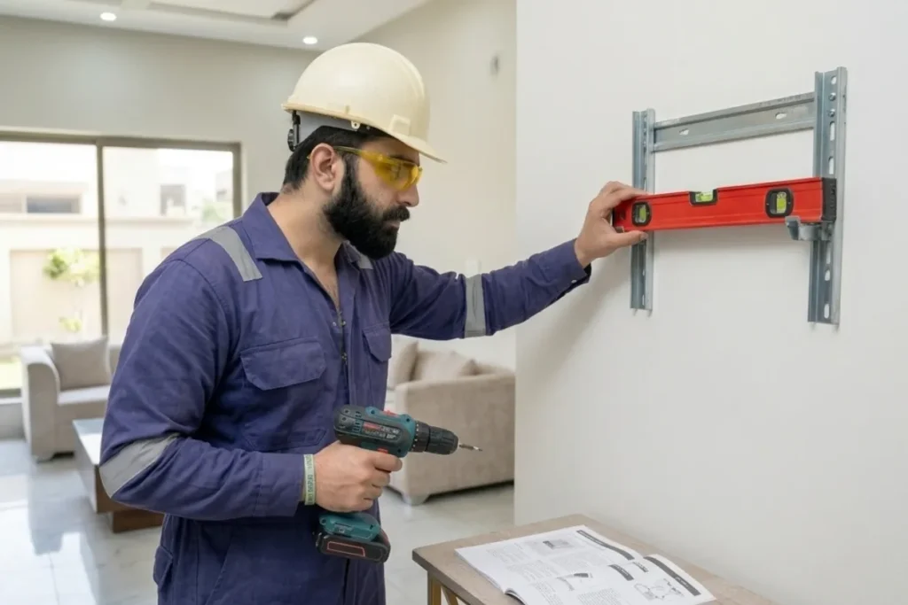 Wall Bracket Mounting & Unit Placement for ac installation in lahore